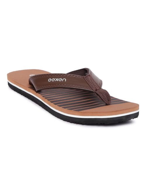 mens tan toe separator flip flop - 18529003 - Very Small Image - 1