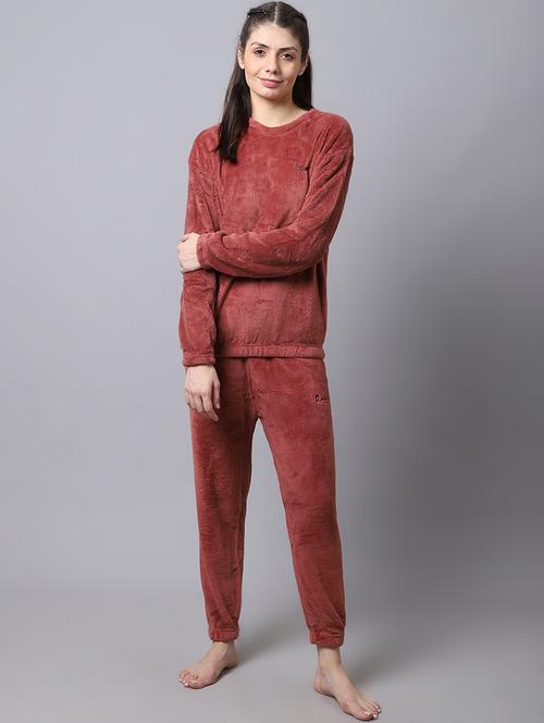 solid top and pyjama nightwear set - 18529040 - Very Small Image - 1