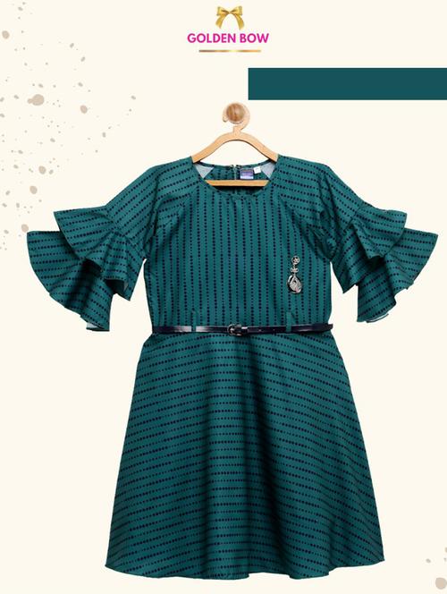 girls printed frock - 18529176 - Very Small Image - 1