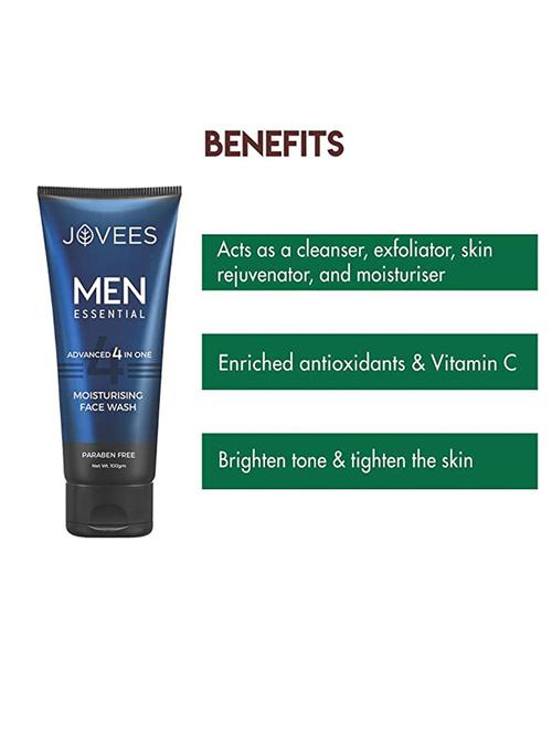 pack of 2 jovees men moisturizing face wash 4 in 1 100ml - 18531824 - Very Small Image - 1