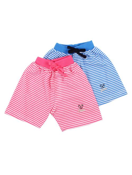 boys pack of 2 striped shorts - 18531914 - Very Small Image - 1