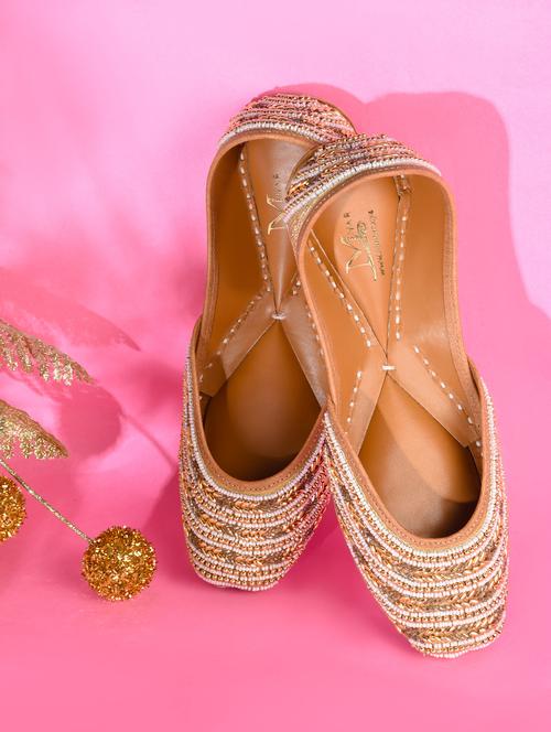 women embroidered slip on jutti - 18532502 - Very Small Image - 1