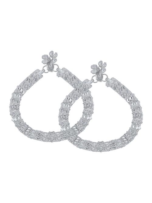 silver plated brass anklet - 18534098 - Very Small Image - 1