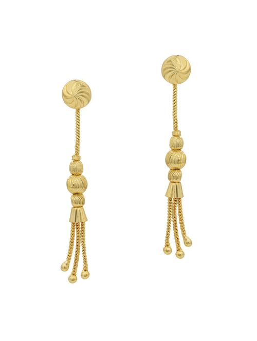 women golden drop earring - 18534278 - Very Small Image - 1