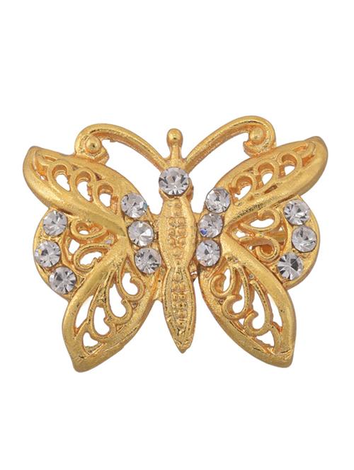 gold plated butterfly broch - 18534588 - Very Small Image - 1
