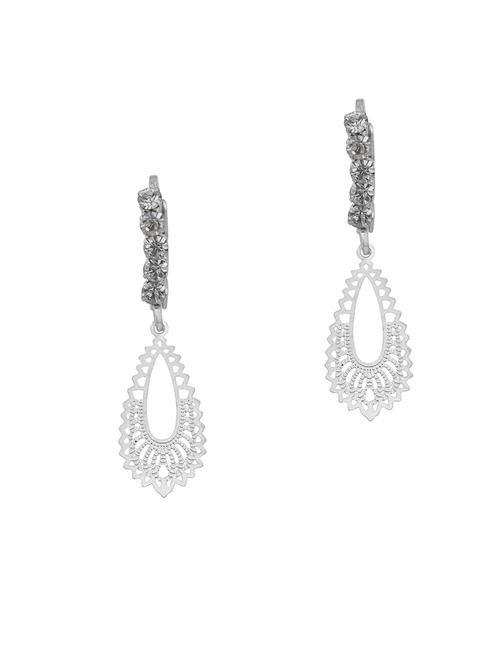 silver plated earring - 18535418 - Very Small Image - 1