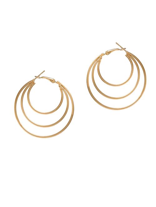 gold plated earring - 18535419 - Very Small Image - 1