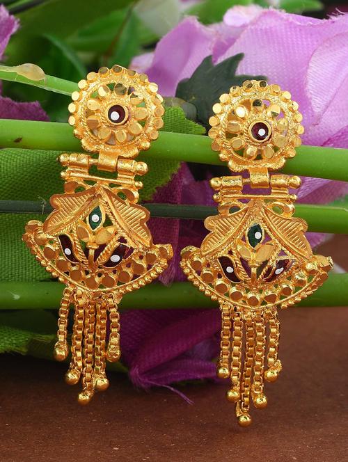 gold plated earring - 18535428 - Very Small Image - 1
