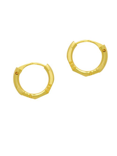 gold plated hoop earring - 18535506 - Very Small Image - 1