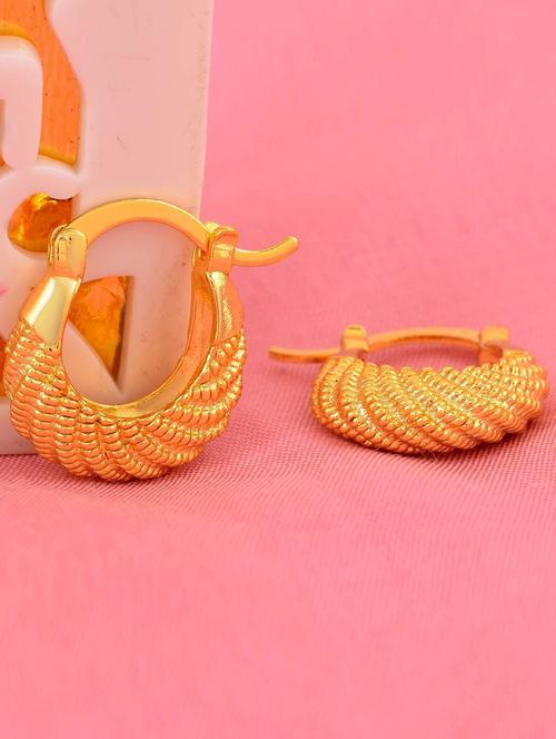 gold hoop earring - 18535516 - Very Small Image - 1