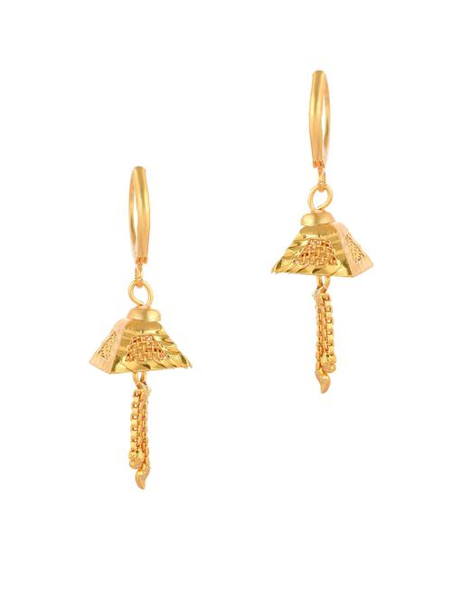 gold drop earring - 18535517 - Very Small Image - 1