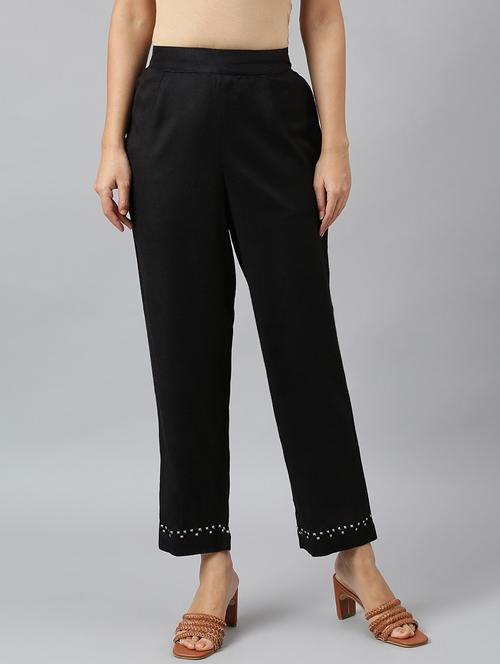 solid slim pant - 18535581 - Very Small Image - 1