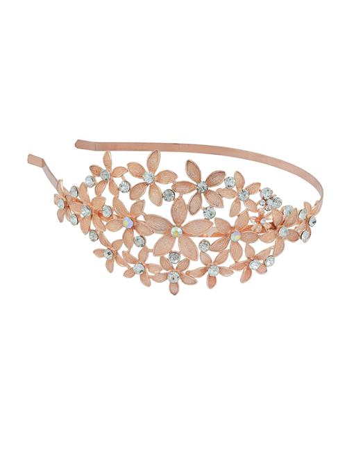gold plated hair band - 18535626 - Very Small Image - 1