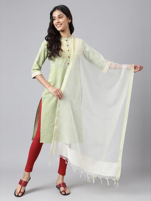 jacquard woven dupatta - 18535837 - Very Small Image - 1