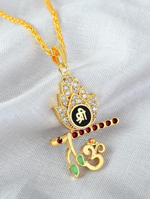 gold plated pendant - 18536038 - Very Small Image - 1