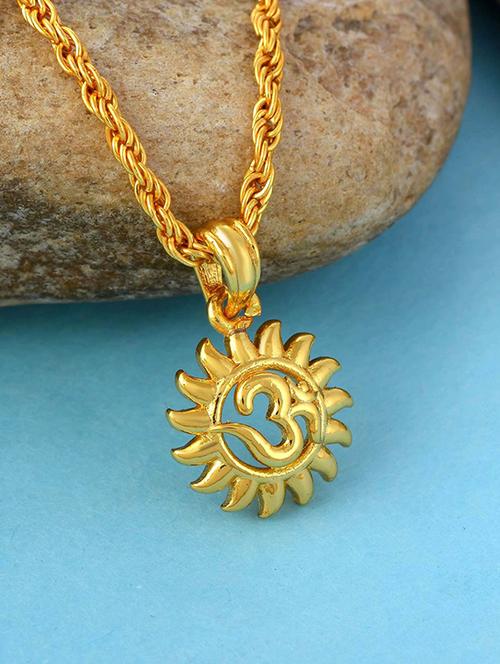 gold plated pendant - 18536176 - Very Small Image - 1