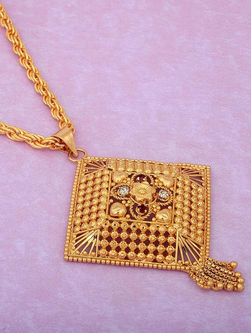 gold brass pendant - 18536755 - Very Small Image - 1