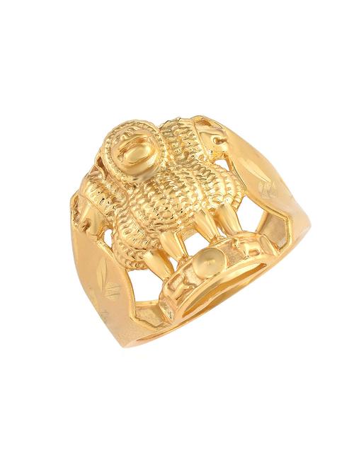 gold pleated ring - 18536962 - Very Small Image - 1