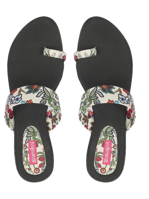 women floral one toe sandal - 18537302 - Very Small Image - 1