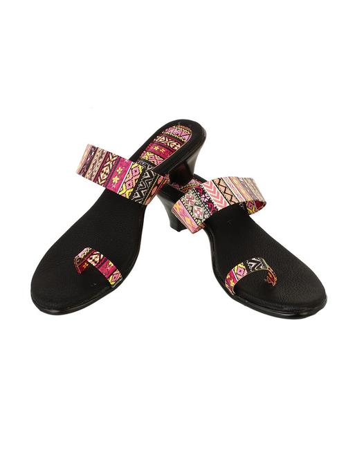 women printed one toe sandal - 18537334 - Very Small Image - 1