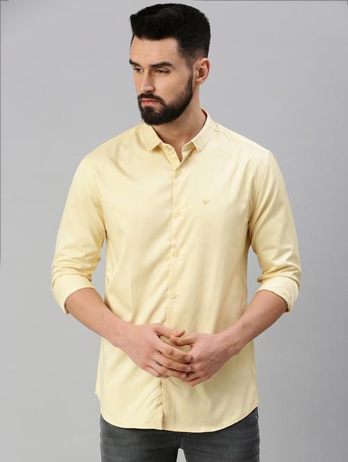 mens solid casual shirt - 18537386 - Very Small Image - 1
