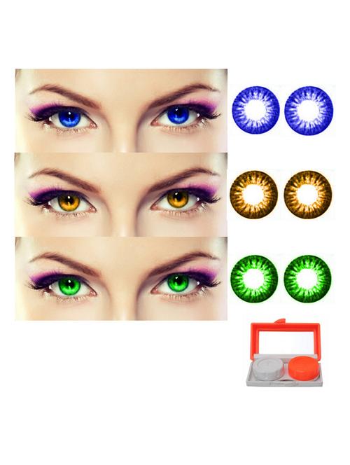 pack of 3 unisex contact lenses - 18537792 - Very Small Image - 1