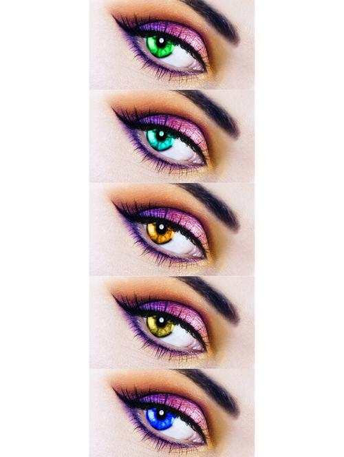pack of 5 unisex contact lenses - 18537866 - Very Small Image - 1