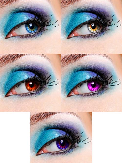 pack of 5 unisex contact lenses - 18537883 - Very Small Image - 1