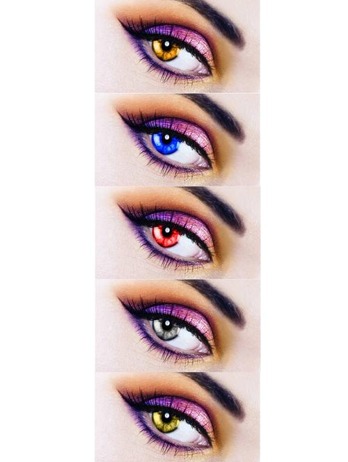 unisex pack of 5 contact lenses - 18538138 - Very Small Image - 1