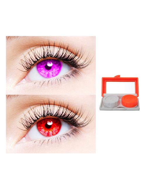 unisex pack of 2 contact lenses with travel kit - 18538149 - Very Small Image - 1