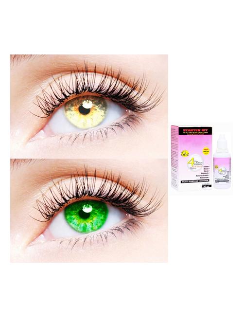 unisex pack of 2 contact lenses with 30 ml solution - 18538174 - Very Small Image - 1