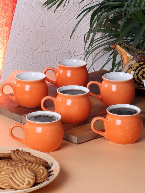 cdi dholak shaped tea/coffee cups set of 6 - 18538345 - Very Small Image - 1