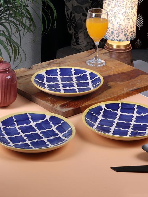 cdi blue 4 pcs ceramic quarter plates - 18538442 - Very Small Image - 1