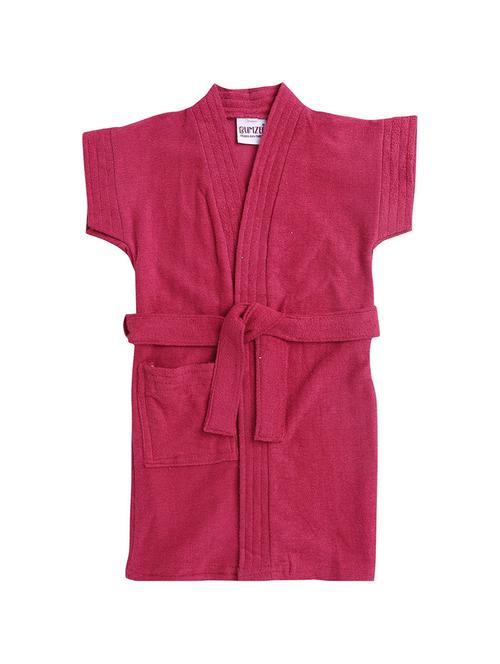 unisex solid bath robe - 18538552 - Very Small Image - 1
