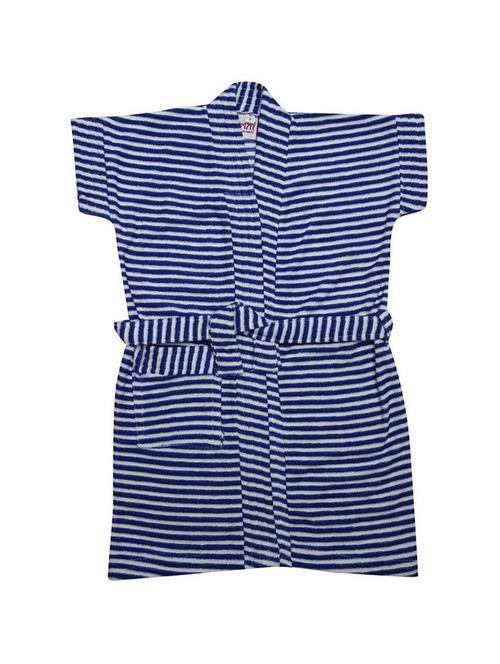 unisex striped bath robe - 18538689 - Very Small Image - 1