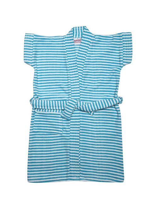 unisex striped bath robe - 18538692 - Very Small Image - 1