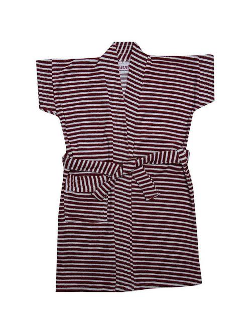 unisex striped bath robe - 18538693 - Very Small Image - 1