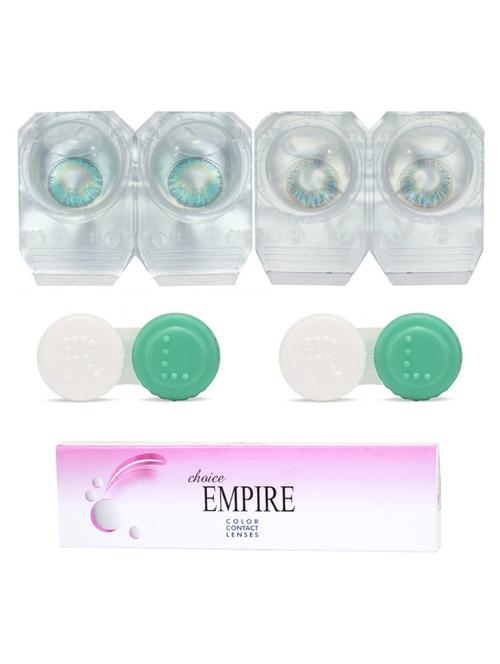 unisex set of 2 contact lenses with 2 case - 18538942 - Very Small Image - 1