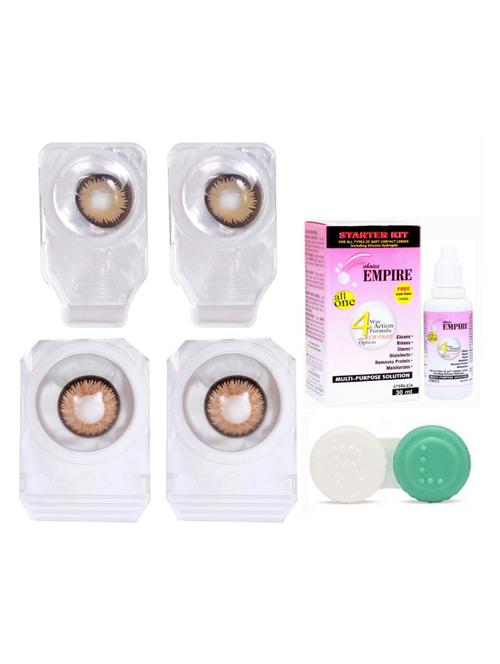 zero power with case & 30ml solution brown-hazel - 18538970 - Very Small Image - 1