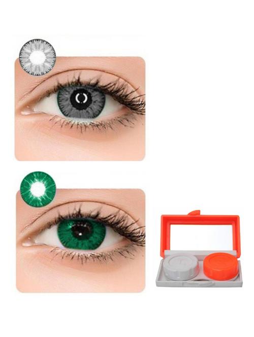 pack of 2 contact lenses with case - 18538973 - Very Small Image - 1