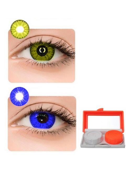 unisex pack of 2 contact lenses with travel kit - 18538985 - Very Small Image - 1
