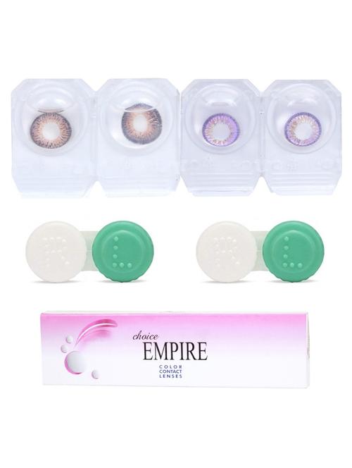 unisex set of 2 contact lenses with 2 case - 18539057 - Very Small Image - 1