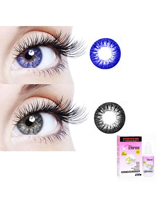 unisex combo pack of 2 pair colored contact lens - 18539149 - Very Small Image - 1