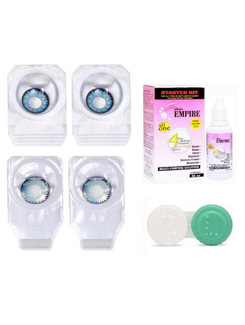 unisex zero power with case & 30ml solution aqua blue-aqua - 18539280 - Very Small Image - 1