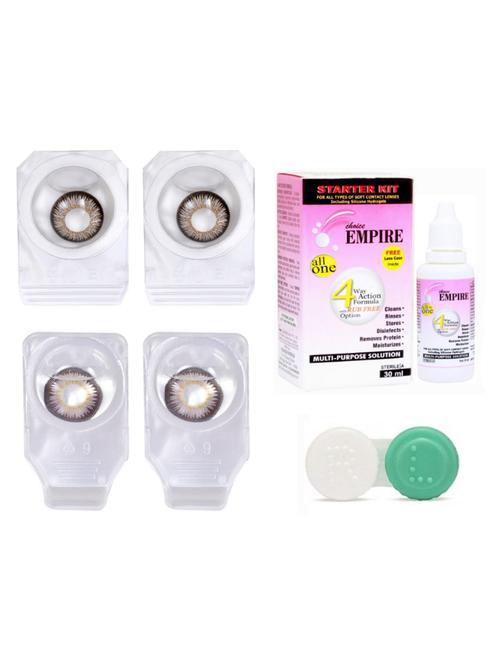 unisex combo pack of 2 pair colored contact lens - 18539356 - Very Small Image - 1