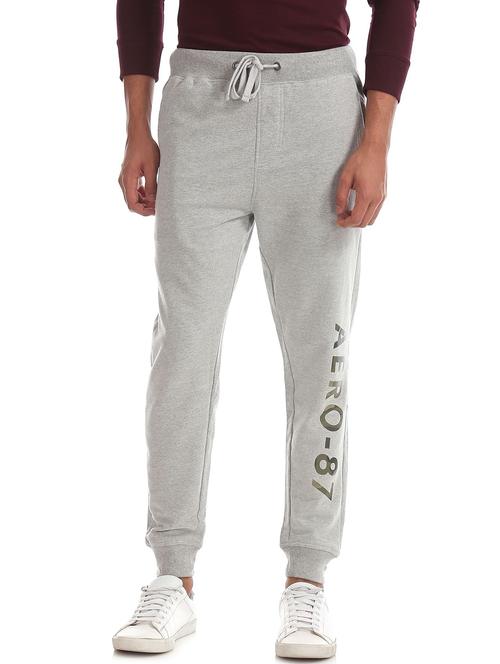 drawstring waist printed track pant - 18539542 - Very Small Image - 1
