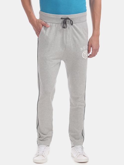 drawstring waist solid track pant - 18539552 - Very Small Image - 1