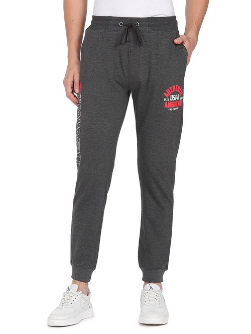 drawstring waist solid full length track pant - 18539563 - Very Small Image - 1
