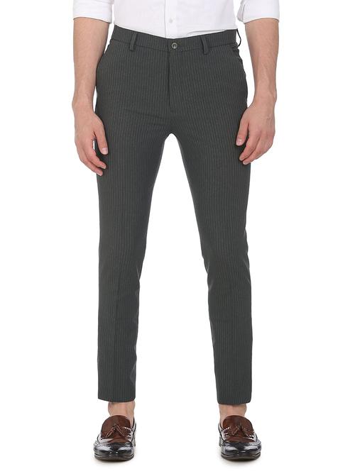 mid rise flat front casual trouser - 18539720 - Very Small Image - 1