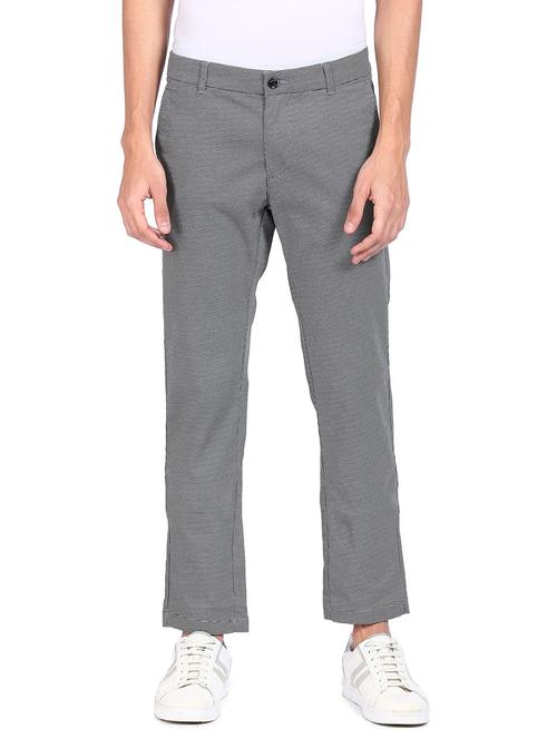 mid rise flat front casual trouser - 18539945 - Very Small Image - 1